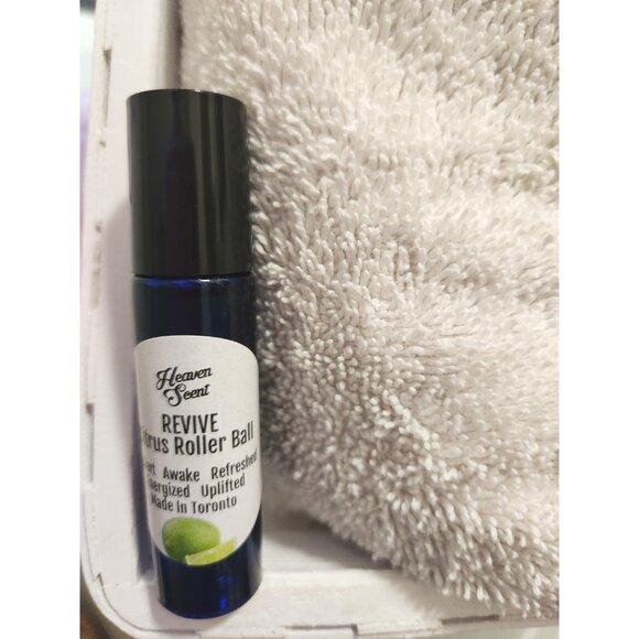 Uplifting Citrus Aromatherapy Roller: Energizing Essential Oil Blend, Handmade i - Picture 4 of 10